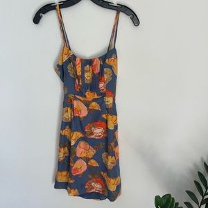 MAEVE ANTHROPOLOGIE Silk Floral Bohemian Dress Size 0